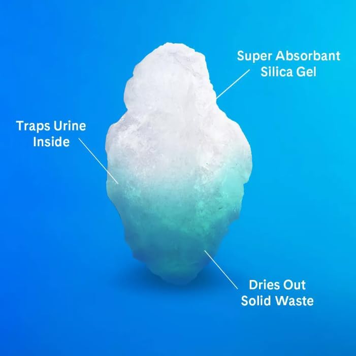 10 lb Unscented Silica Gel Cat Litter C851