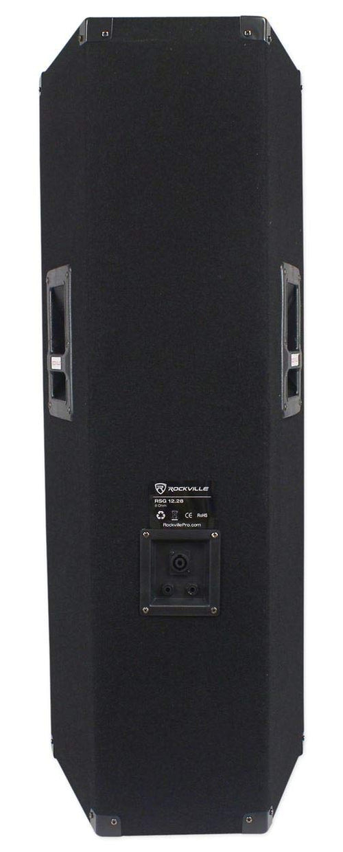 12" 2000W DJ PA Speaker Pair with Amplifier W44278