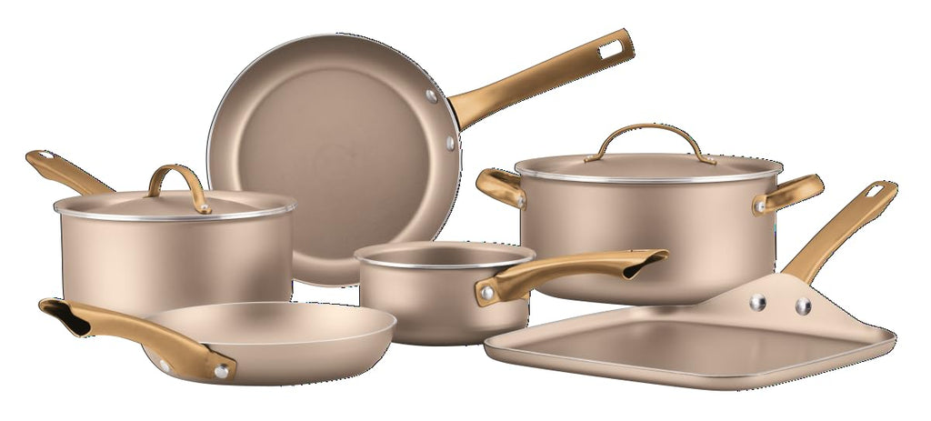 Nonstick Cookware and Pot Set with Lids, Dishwasher Safe, 12 Piece O700215