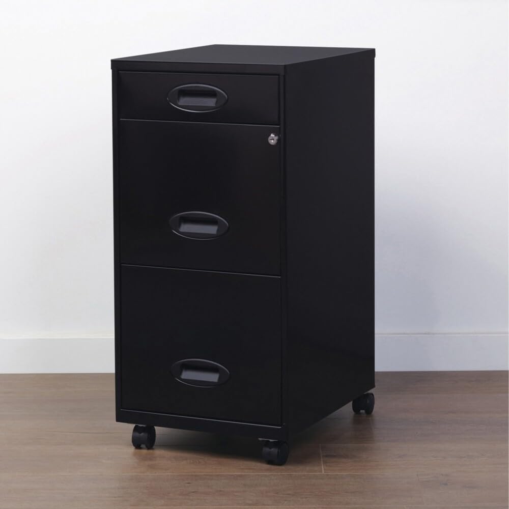 Black 3-Drawer File Cabinet R872