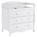 White Changing Table Dresser J17474