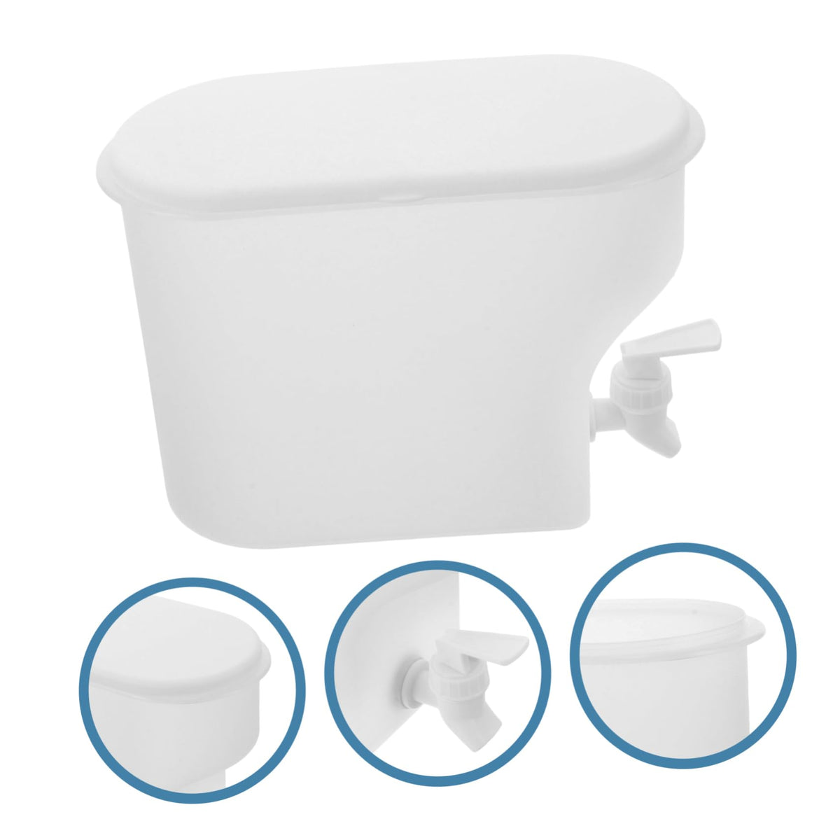 Water Jug with Faucet 3.5L PP Large Capacity M869834