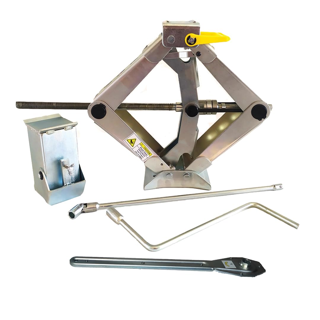 Heavy Duty Scissor Jack 2 Ton Capacity 12" Usable Lift K840946