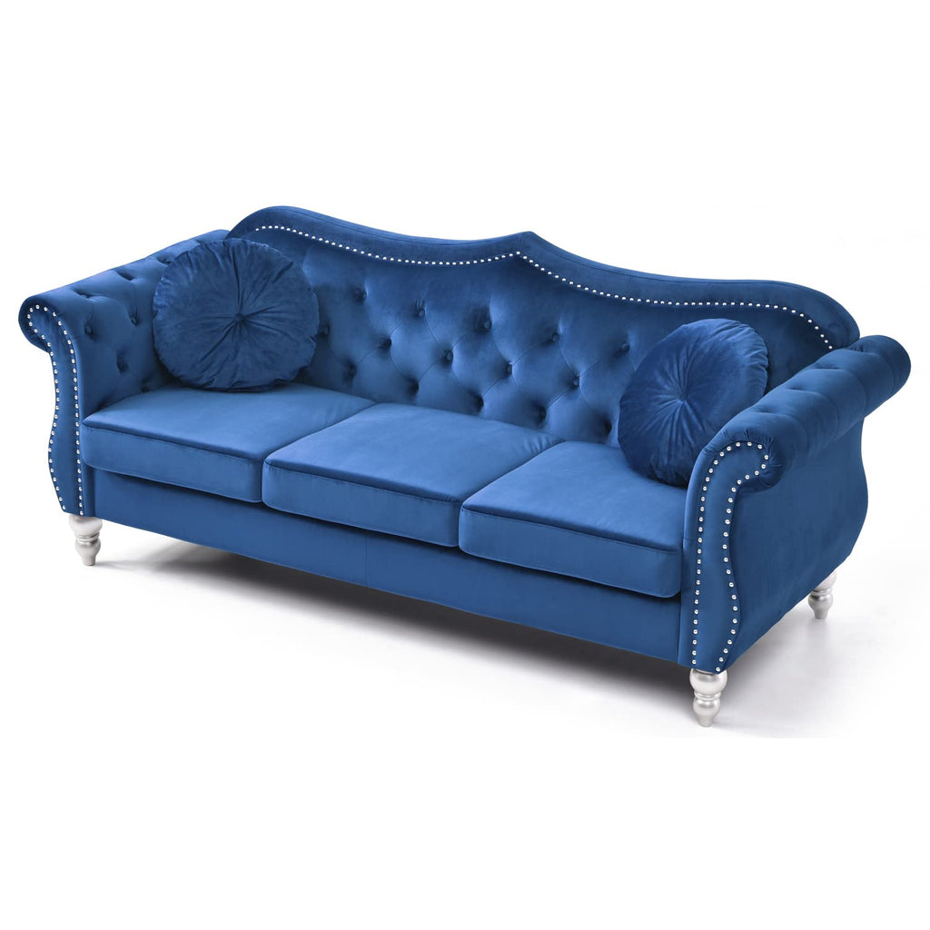 Velvet Sectional Sofa U267926