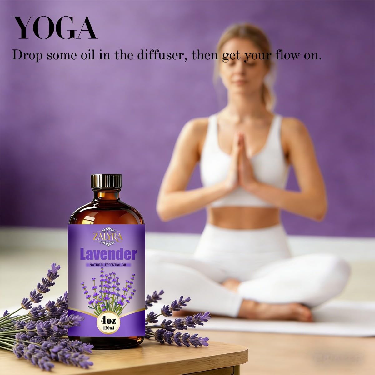 Lavender&Magnolia Essential Oil 4 Fl Oz+0.33 Fl Oz T1189
