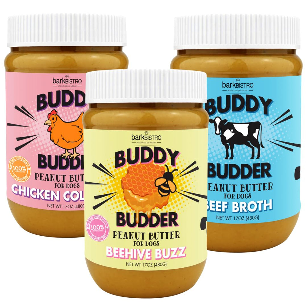 100% Natural Dog Peanut Butter Set of 3 17oz Jars R92222