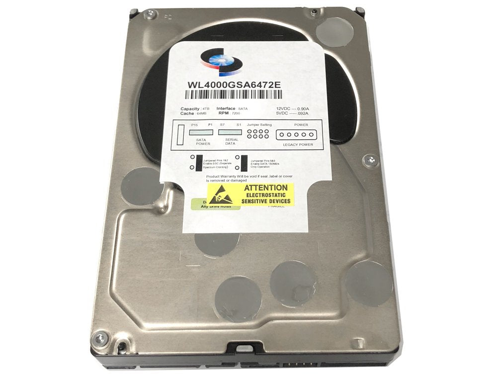 4TB 7200RPM 64MB Cache SATA 6.0Gb/s 3.5" Hard Drive X2782