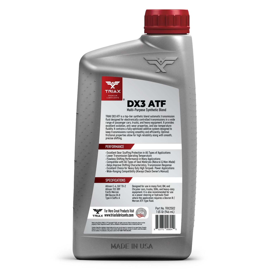 Multi-Purpose High Mileage Automatic Transmission Fluid (1 Quart) X76201