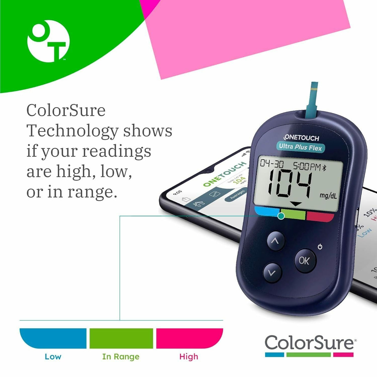 Blood Glucose Test Kit with Meter, Strips, Lancets, Pouch Z66690