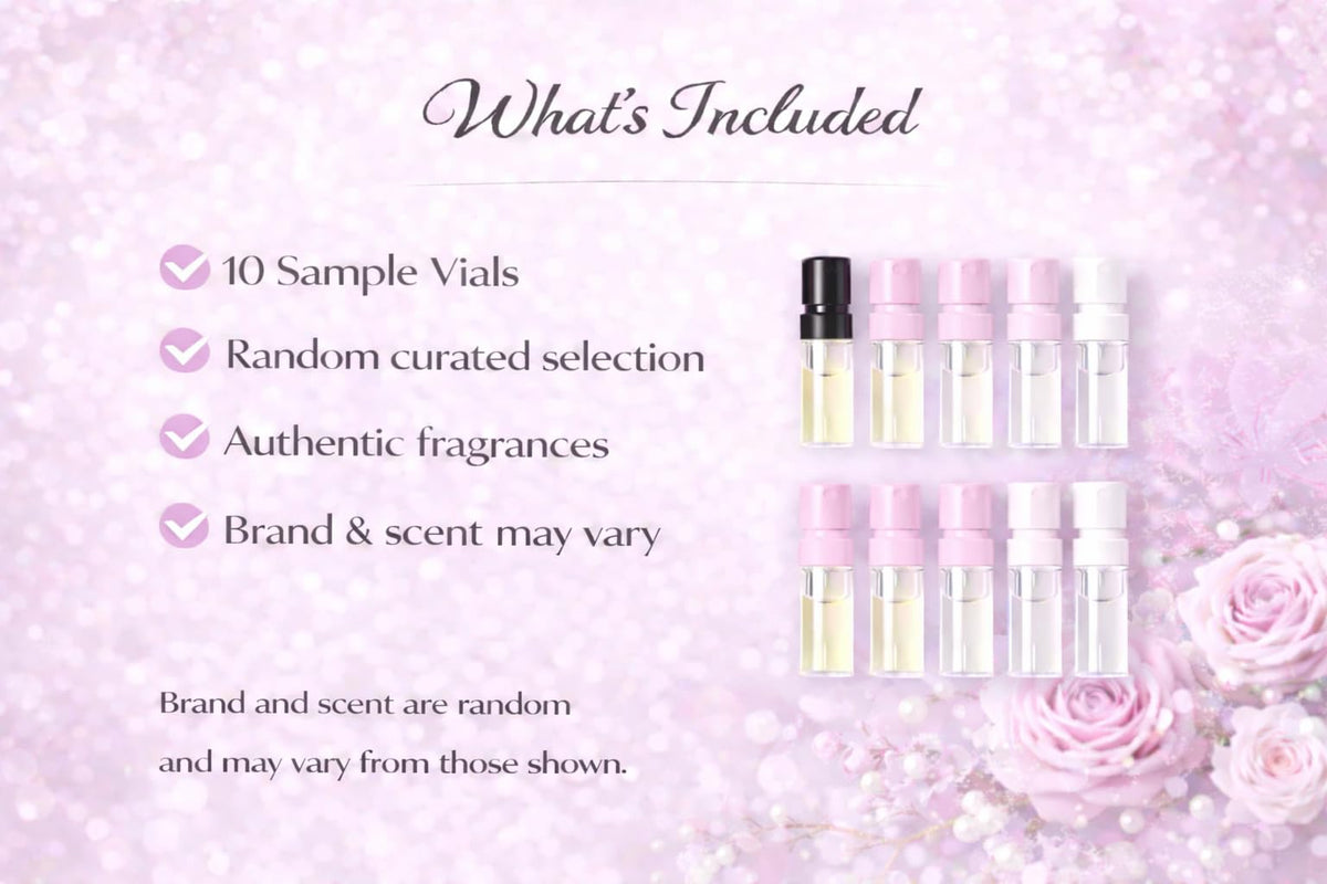 Perfume Discovery Set 10-Piece Fragrance Mini Vial Sampler Kit C7916