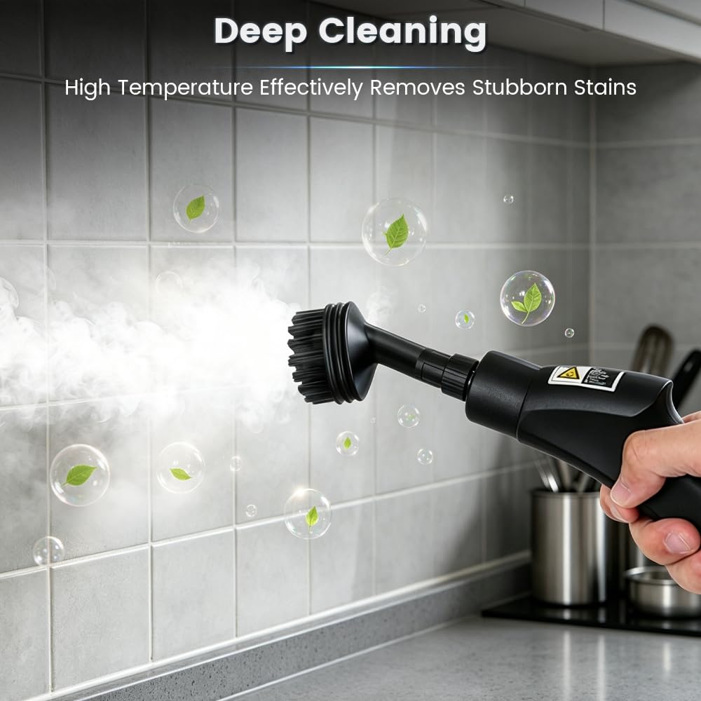1.5L Handheld Steam Cleaner with 9pcs Accessories W723832