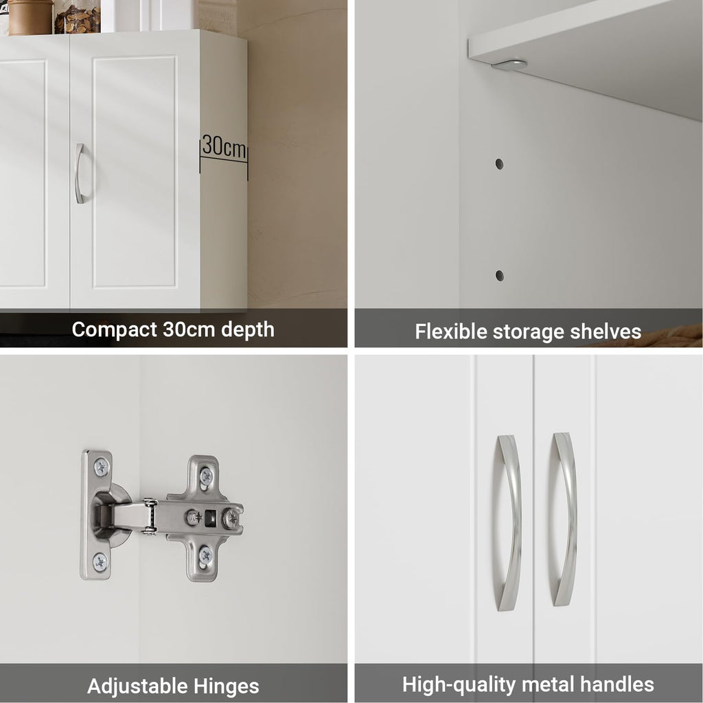 White 3-Door Bathroom Wall Cabinet A462213