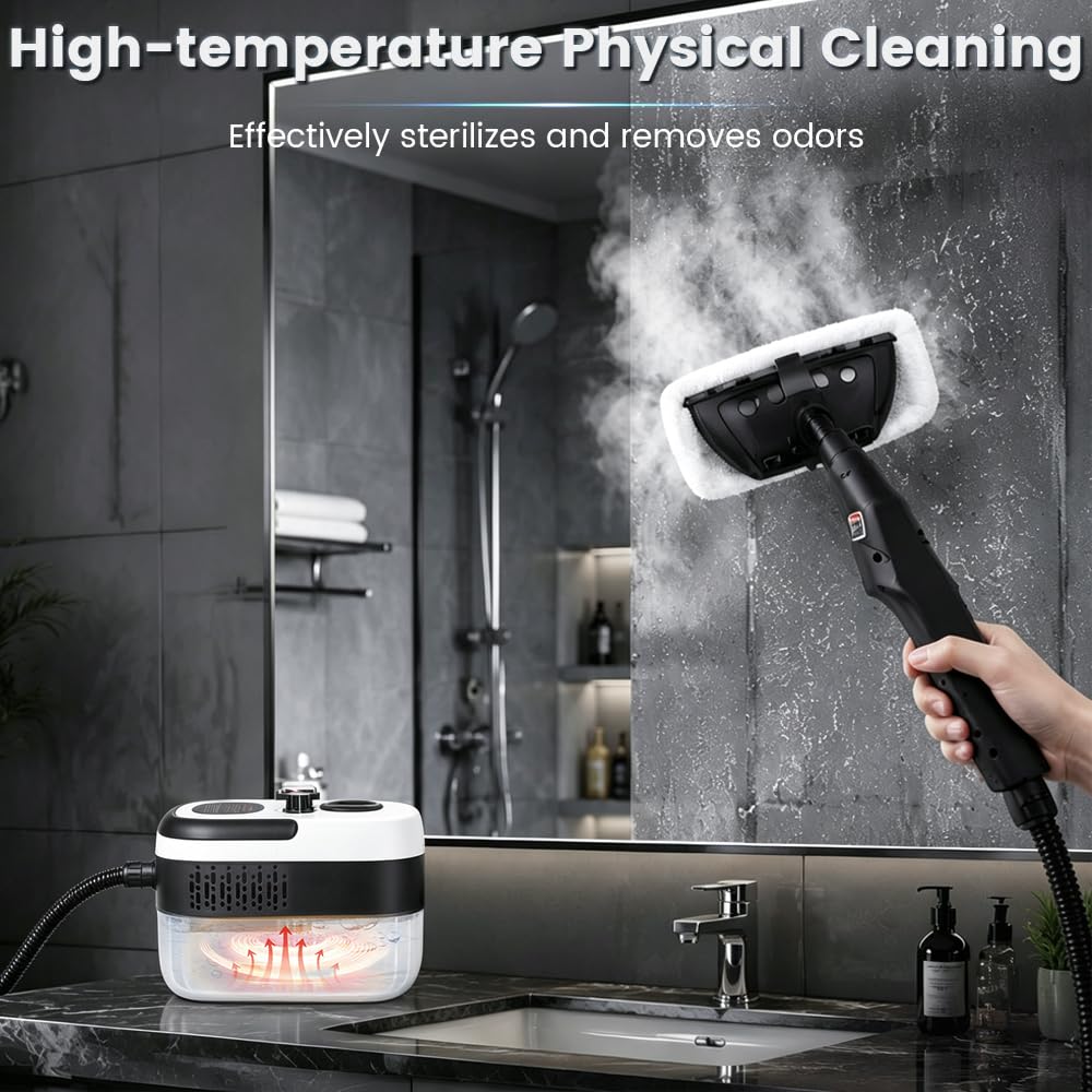 1.5L Handheld Steam Cleaner with 9pcs Accessories W723832