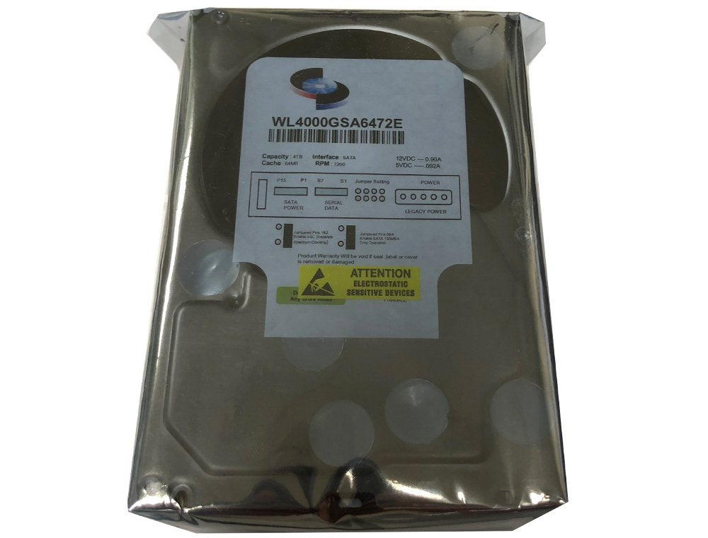 4TB 7200RPM 64MB Cache SATA 6.0Gb/s 3.5" Hard Drive X2782