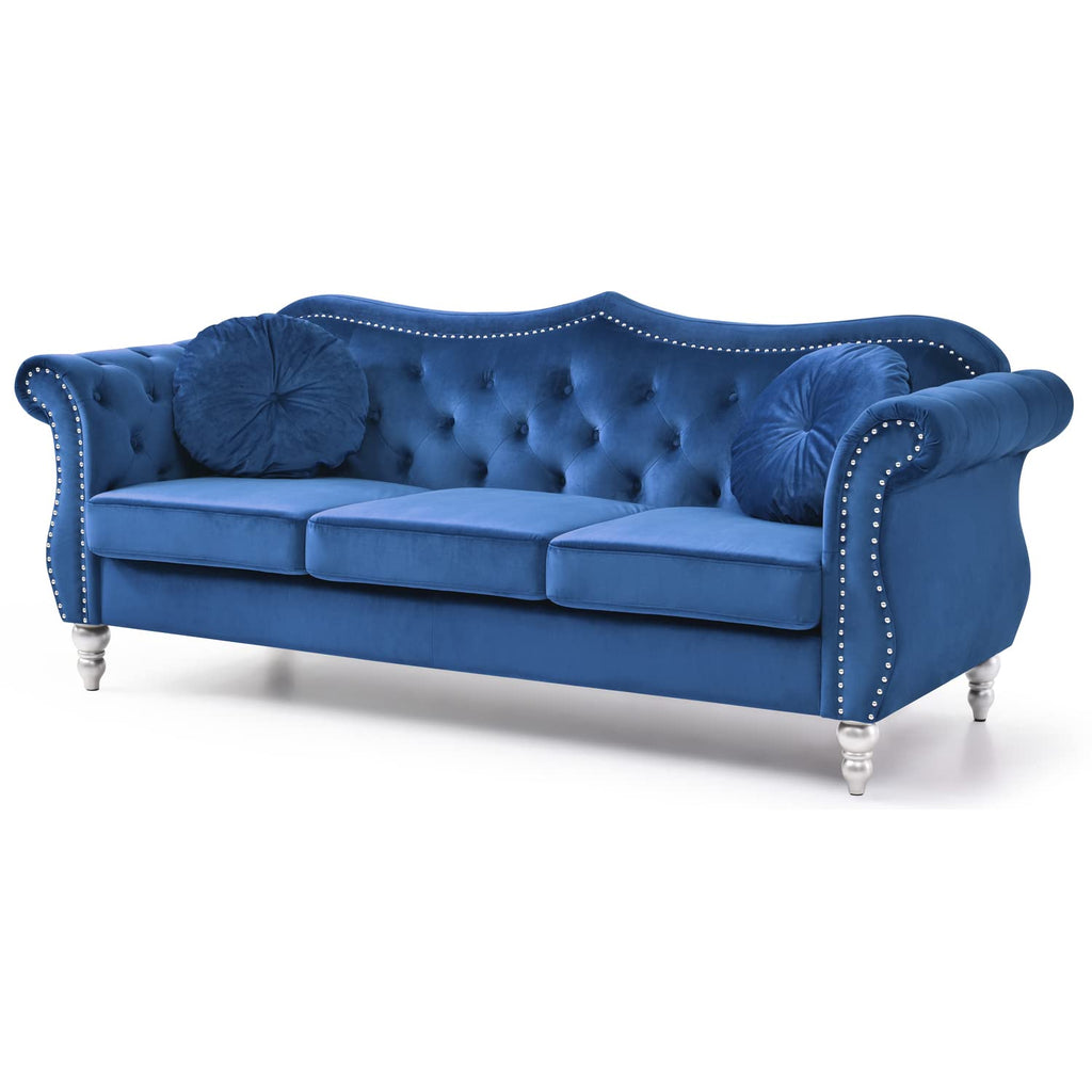 Velvet Sectional Sofa U267926