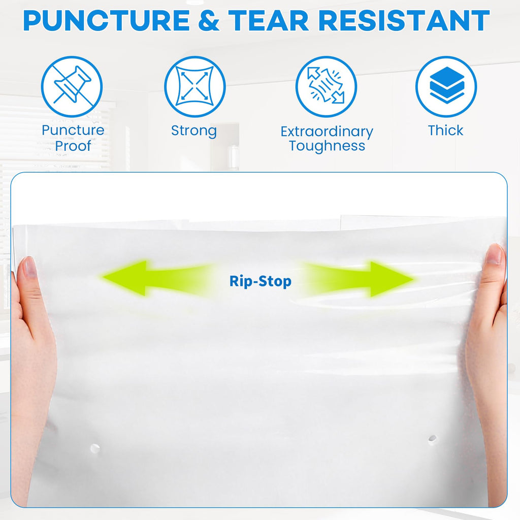 80-pack 2.6 mils White Trash Compactor Bags with Twist Ties G306897