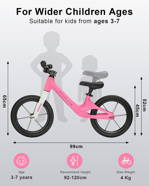 14 Inch Kids Balance Bike with Magnesium Alloy Frame J418803