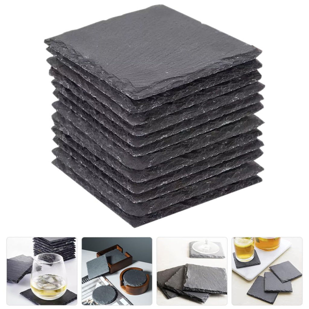 12pcs Natural Stone Table Coasters B65098