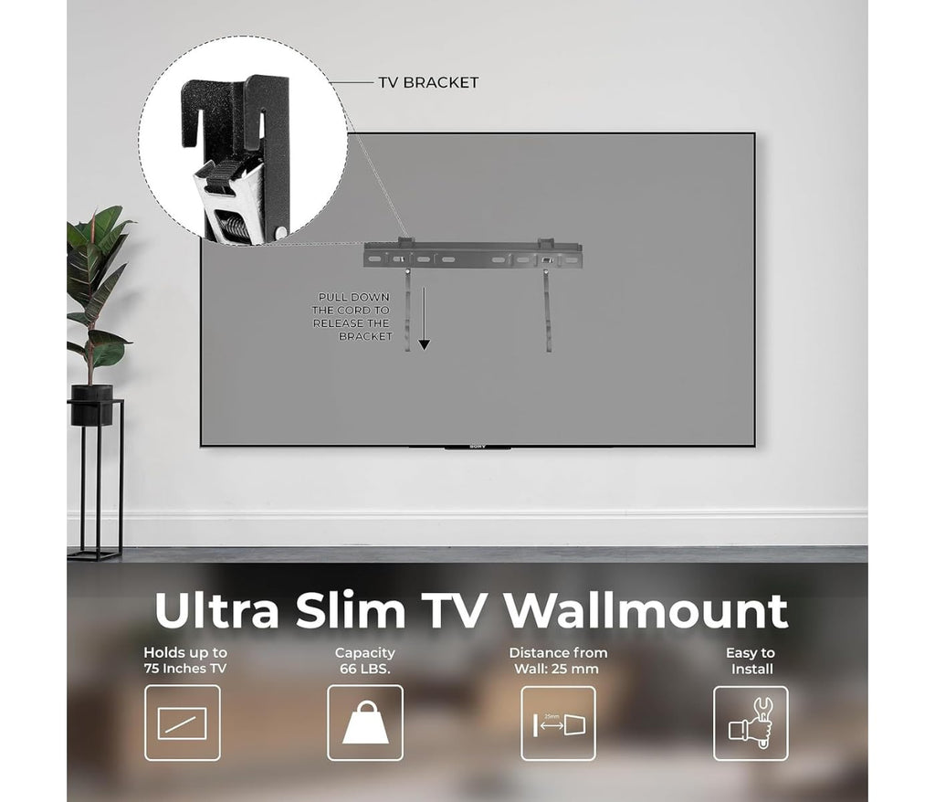 55" 4K LED Smart TV with Wall Mount U2146