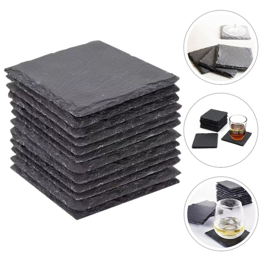 12pcs Natural Stone Table Coasters B65098