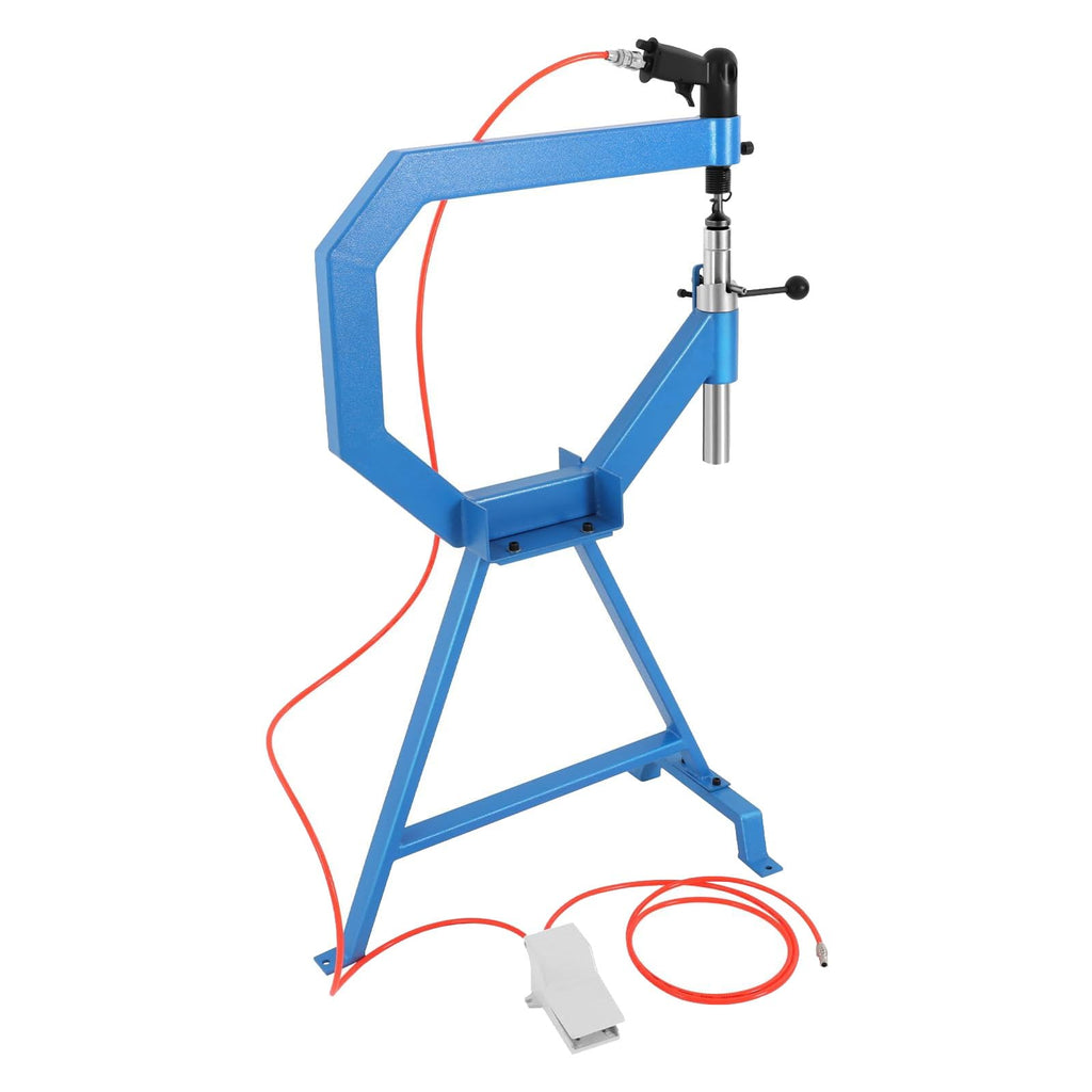 4 Inch Pneumatic Planishing Hammer with Cast Iron Stand and Foot Pedal A271