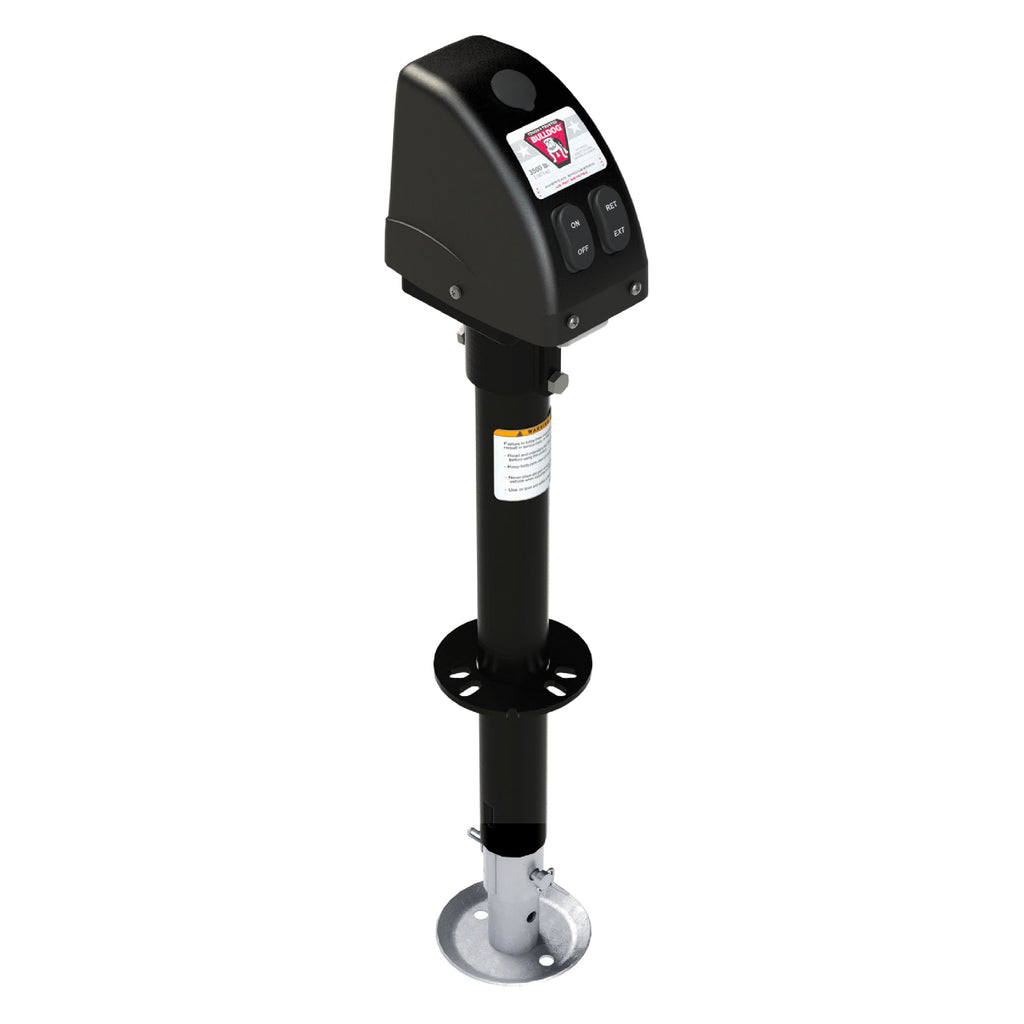 Powered Trailer Jack, A-Frame, 3,500 lbs. Lift Capacity, Bolt-On, 14 Inch Travel T344
