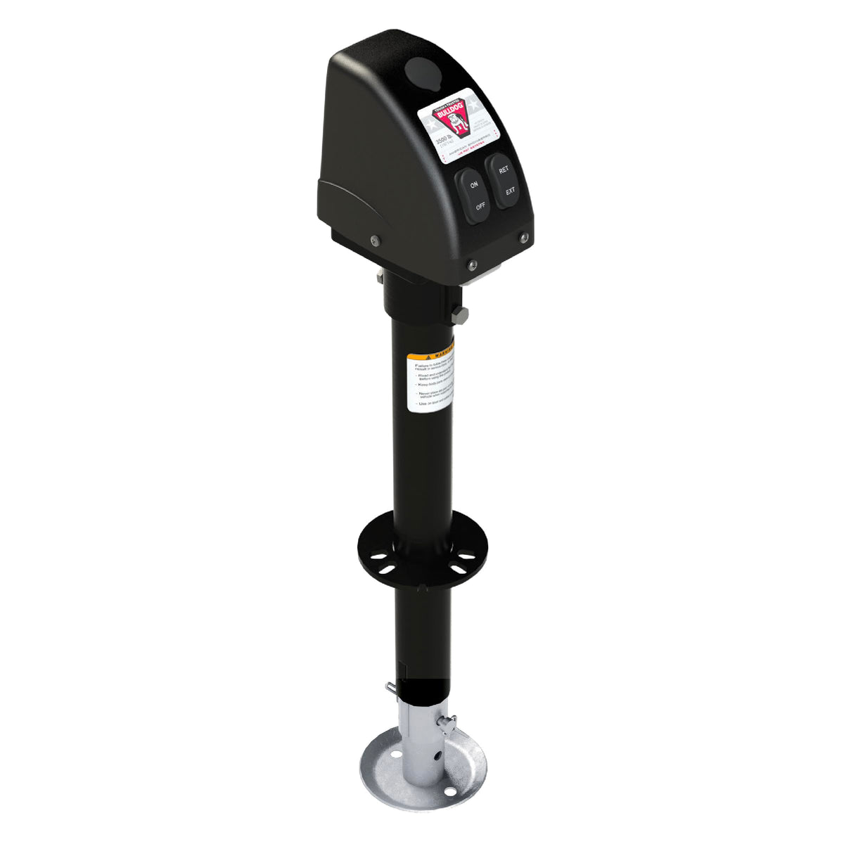 Powered Trailer Jack, A-Frame, 3,500 lbs. Lift Capacity, Bolt-On, 14 Inch Travel T344