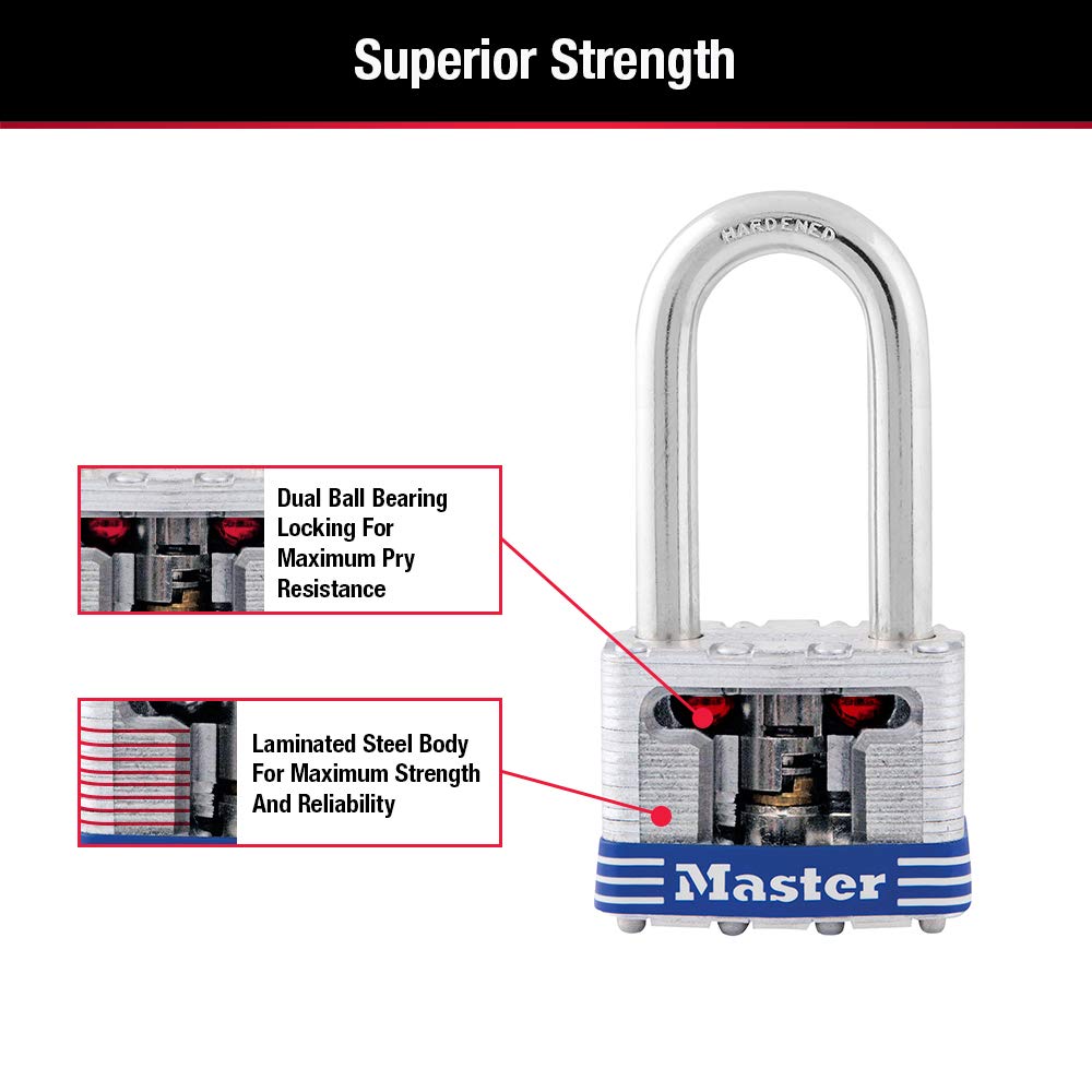 Outdoor Keyed-Alike Padlock 4 Pack R32879