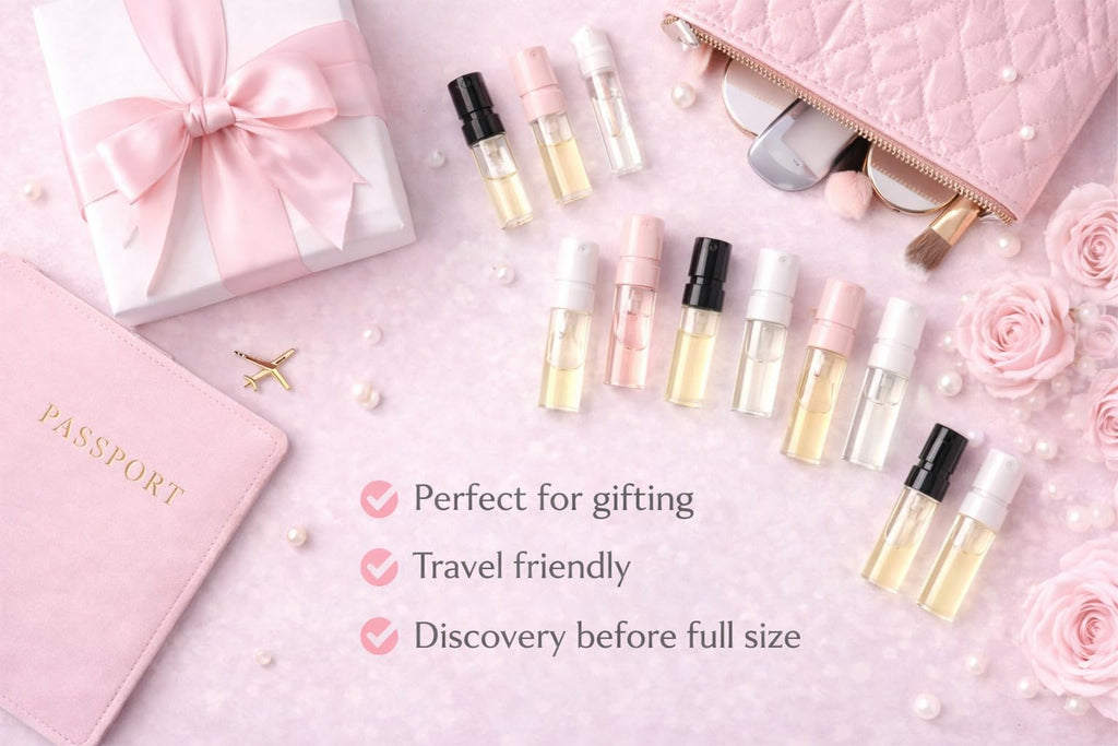 Perfume Discovery Set 10-Piece Fragrance Mini Vial Sampler Kit C7916