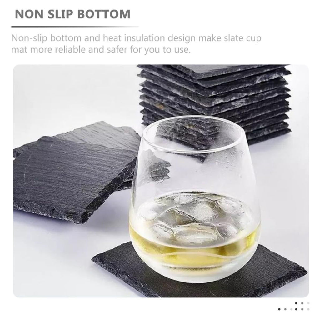 12pcs Natural Stone Table Coasters B65098