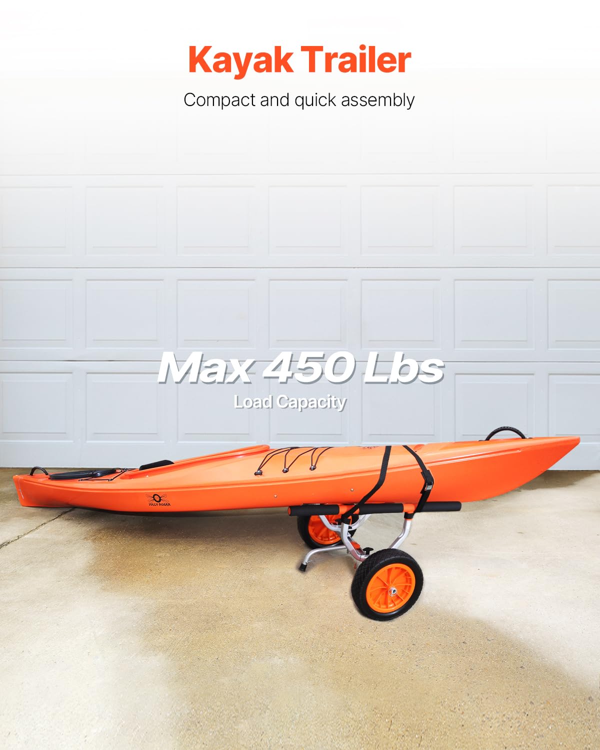 Heavy Duty 450 lbs Kayak Cart E943680