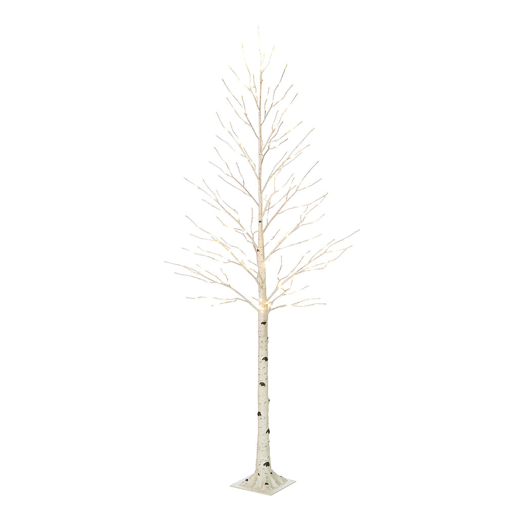 Lighted Birch Tree 8FT 240 Warm White Lights N92714