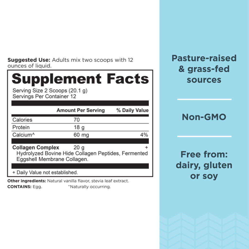 Hydrolyzed Collagen Peptides Powder Vanilla A462576