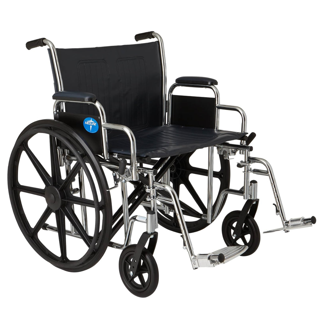 Extra-Wide Bariatric Wheelchair with 24" Wide Seat W922