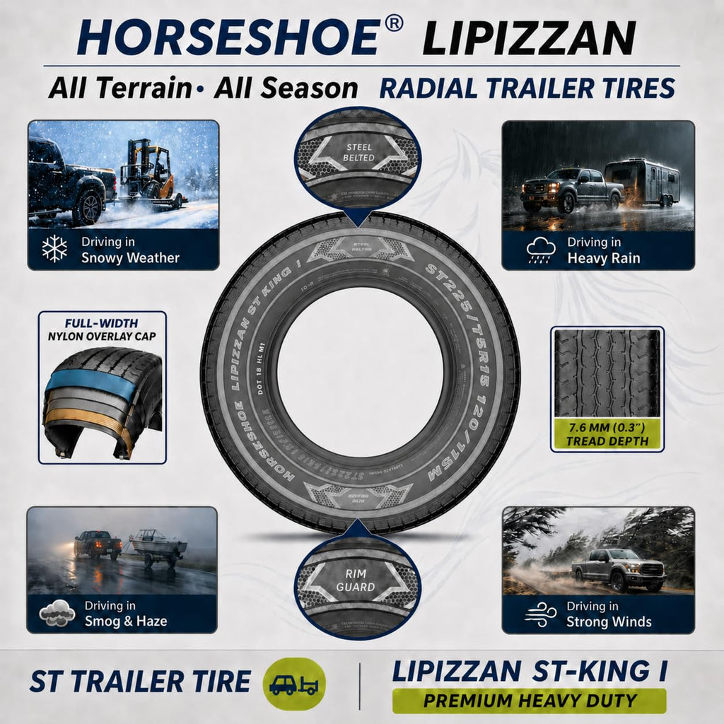 ST205/75R15 10-Ply Trailer Tires E35999