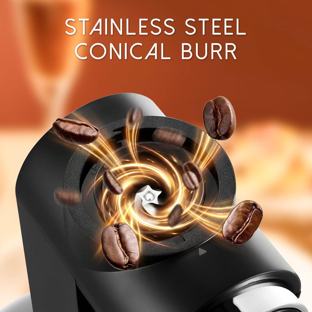 Conical Burr Electric Coffee Grinder with 30 Settings O41993