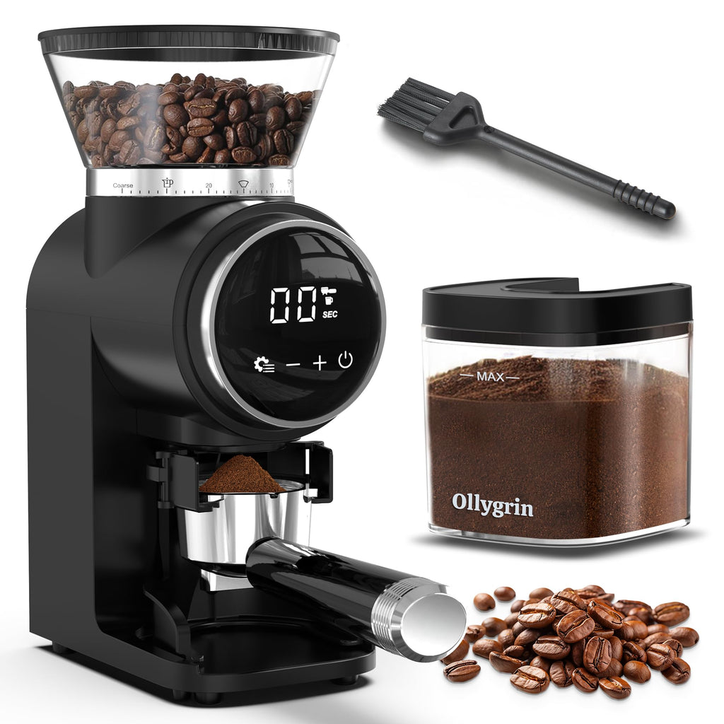 Conical Burr Electric Coffee Grinder with 30 Settings O41993