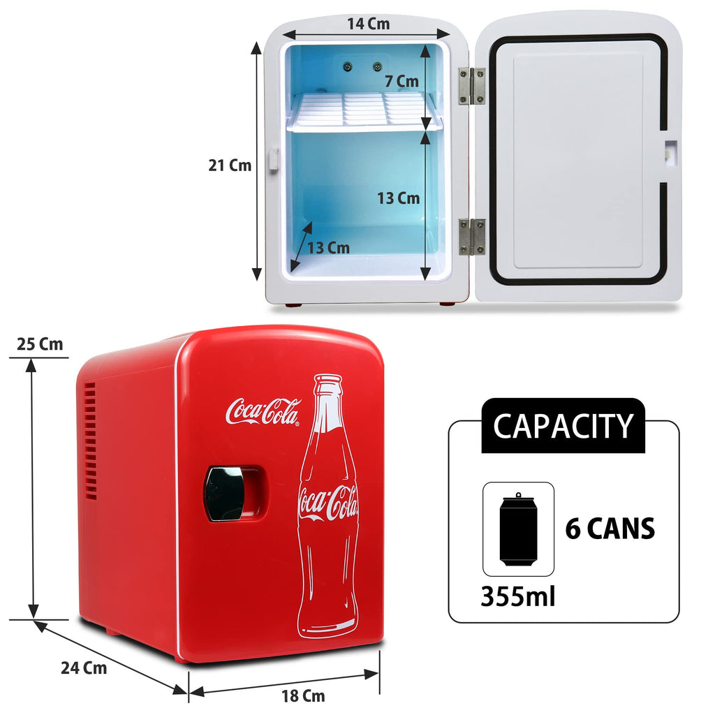 Red 6 Can Mini Fridge Y957419