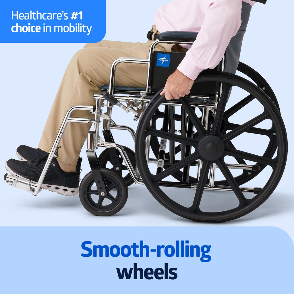 Extra-Wide Bariatric Wheelchair with 24" Wide Seat W922