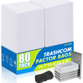 80-pack 2.6 mils White Trash Compactor Bags with Twist Ties G306897