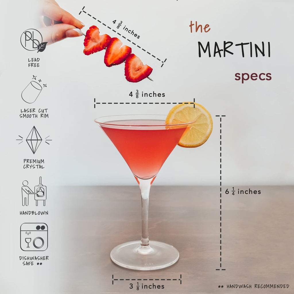Martini Glasses Set of 4 U31912