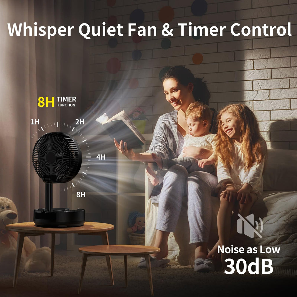 40000mAh Rechargeable Portable Fan with 8 Speed C422991