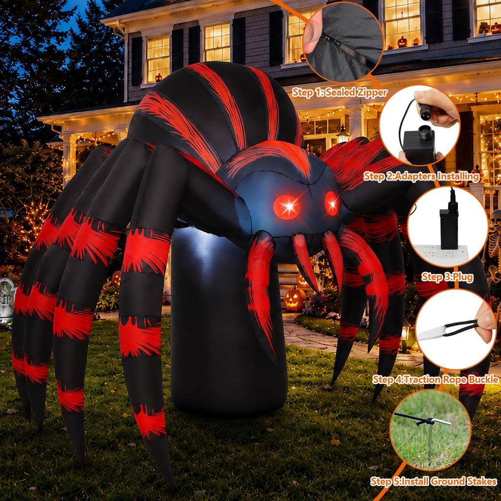 7FT Halloween Inflatables Yard Decor with LEDs R5424