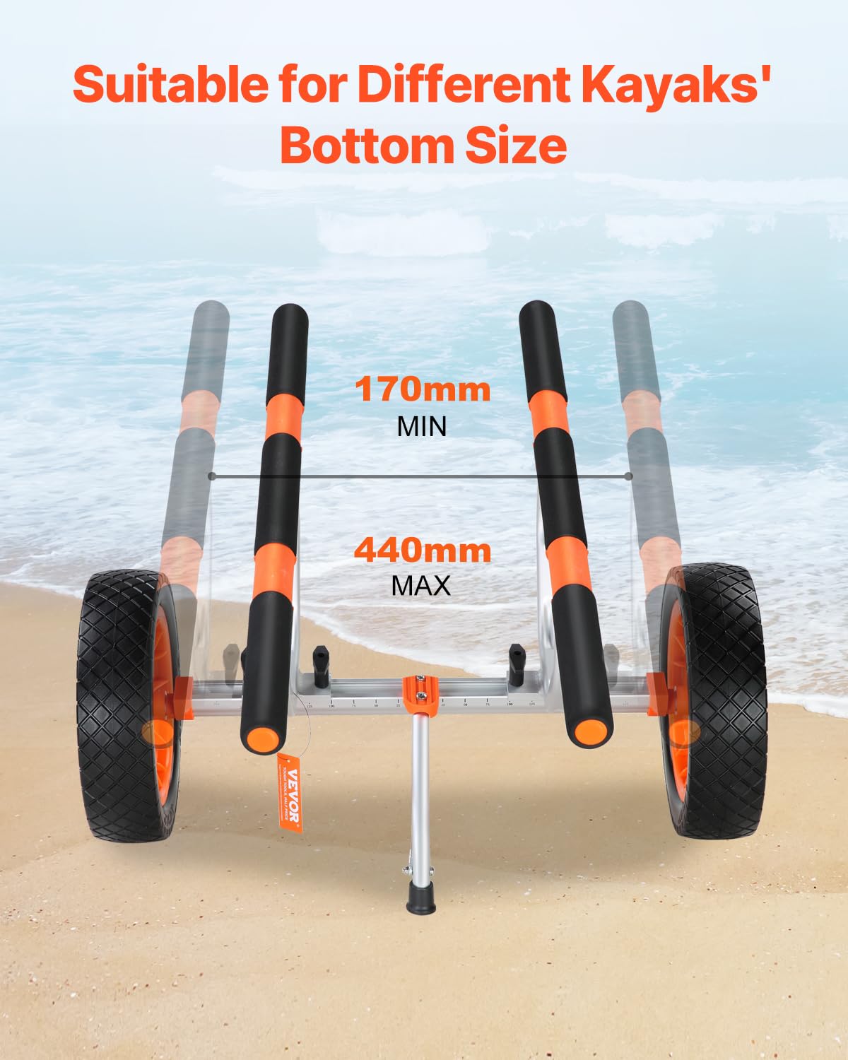 Heavy Duty 450 lbs Kayak Cart E943680
