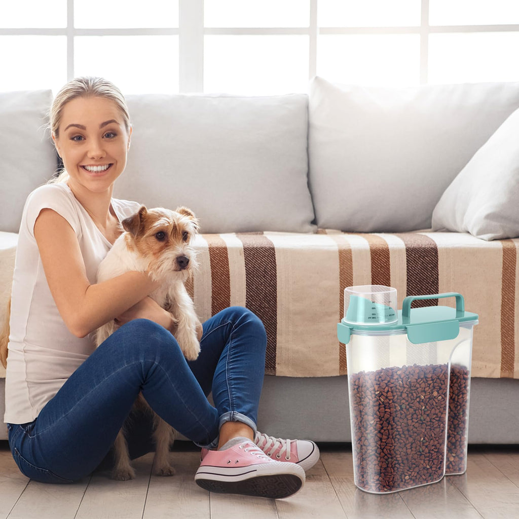 5Lbs/6Qt Airtight Pet Storage Container 2pack T4647