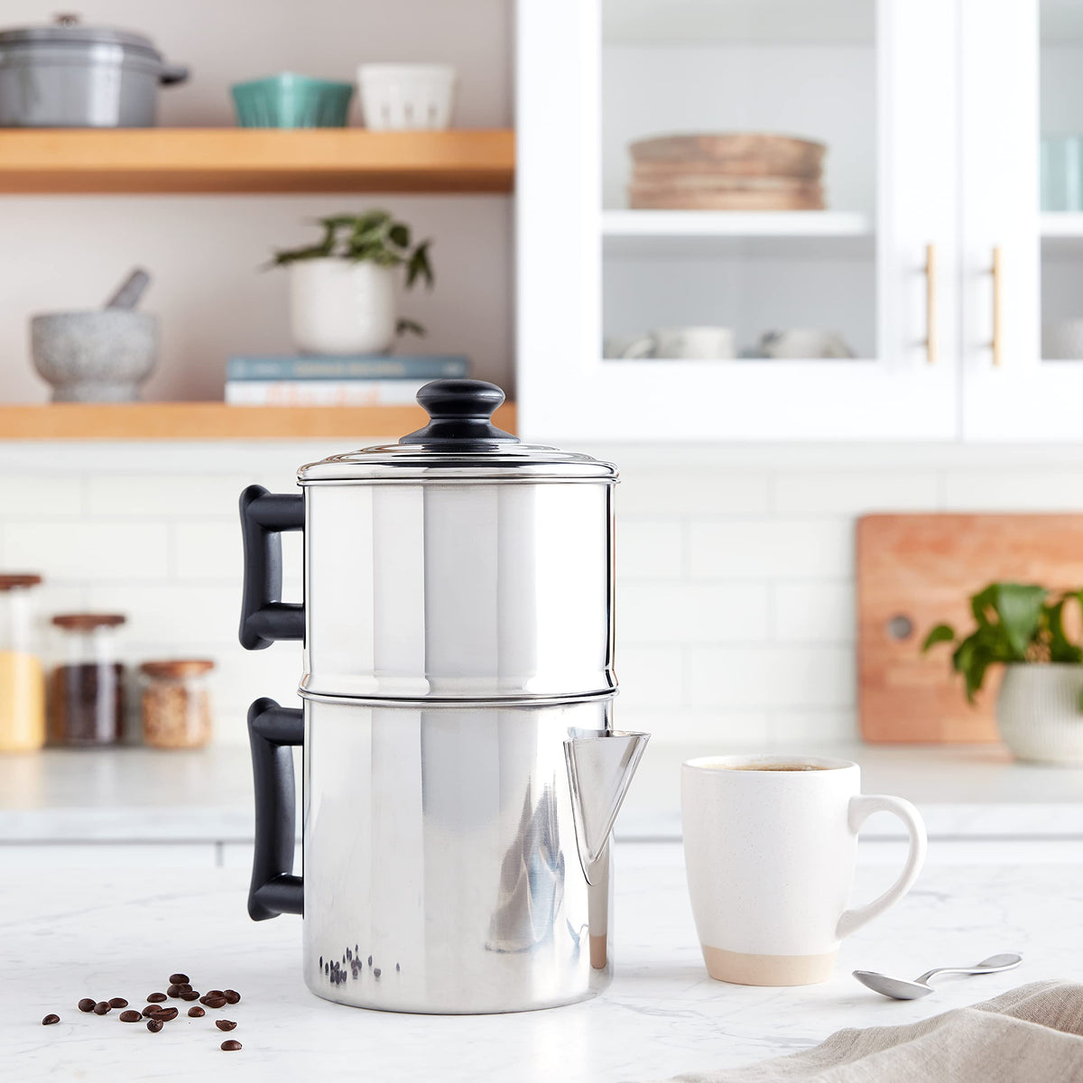 Stainless Steel 10 Cup Drip Coffee Maker V88177