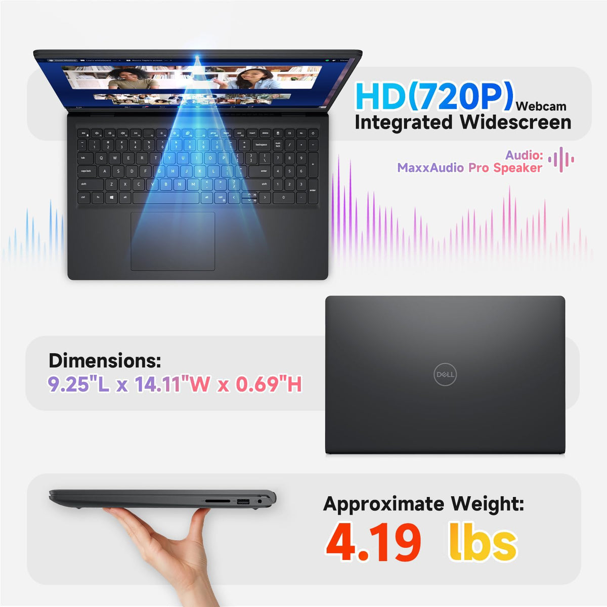 15.6" Touchscreen Laptop, 8GB DDR5 RAM, 512GB SSD, Intel i7-1355U D5567