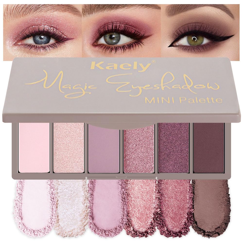 6 Colors Mini Rose Pink Eyeshadow Palette U544217