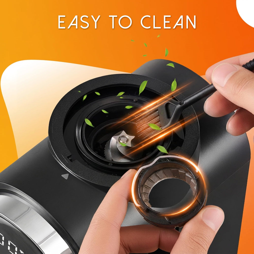 Conical Burr Electric Coffee Grinder with 30 Settings O41993