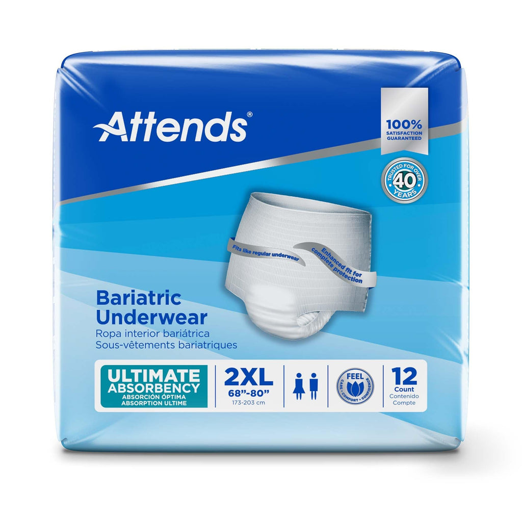 2X-Large Adult Incontinence Underwear, 12 ct Y57891